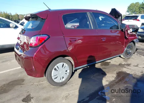 2021 Mitsubishi Mirage Carbonite Edition/Es/Le из США, поврежденный, VIN ML32AUHJ7MH011517